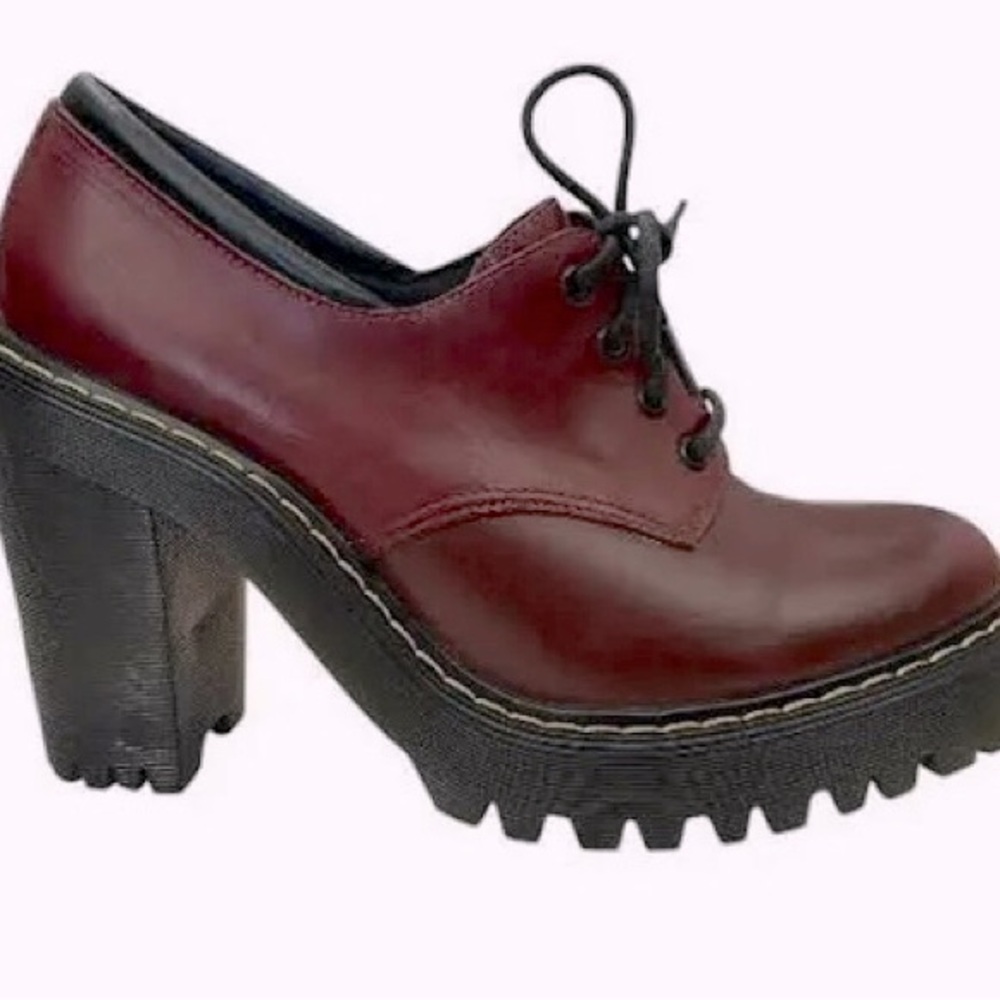 Dr Martens Salome AirWair Shoes - Women/ Burgundy